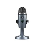 Microfon Profesional Blue Yeti Nano USB, PC & Mac, Gaming, Podcast, Streaming, Recording, Multi-Pattern, Shadow Grey