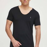 AllSaints tricou Tonic barbati, culoarea negru, neted, AllSaints