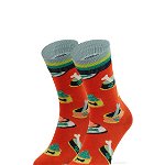 Happy Socks Șosete Înalte Unisex SDGF01-2700 Portocaliu, Happy Socks
