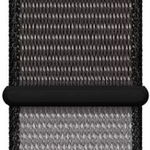 Curea Smartwatch Apple Band Sport Loop, 40mm (Negru/Gri)