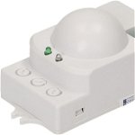 Mini Senzor De Miscare Unghi Detectie 360 1200W 230V IP20 Alb, ORNO