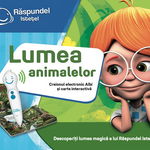 Pachet creion si carte interactiva, Lumea Animalelor, Raspundel Istetel