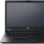 Laptop Fujitsu Lifebook E5510 (Procesor Intel® Core™ i5-10210U (6M Cache, up to 4.20 GHz), Comet Lake, 15.6" FHD, 8GB, 256GB SSD, Intel® UHD Graphics, FPR, Win10 Pro, Negru)