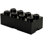 Cutie depozitare LEGO STORAGE 40041733, 2x4, negru