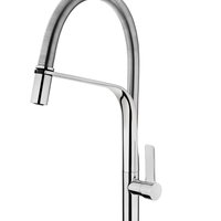 Baterie bucatarie Teka FO 999, pipa flexibila, crom EXPUS