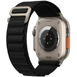Accesoriu smartwatch Nylon Pro compatibila cu Apple Watch 4/5/6/7/8/SE 38/40/41mm Black, TECH-PROTECT