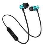 Casti Wireless Bluetooth Sport BT4, Waterproof, Tip In-Ear Headset, Microfon Incorporat, Albastru