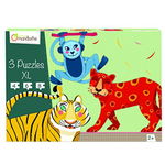 Puzzle XL Avenue Mandarine - Jungle hairy animals 18 piese