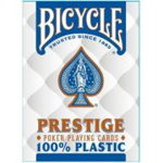 Pachet carti de joc poker profesionale Bicycle Prestige Albastru, 