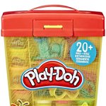 Set Plastilina Play-doh - Large Storage Box With 20 Tools (e9099) 