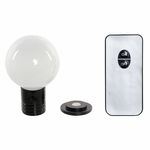 Sferă Decorativă DKD Home Decor Negru LED Magnetic Polipropilenă (PP) (6 x 6 x 10 cm), DKD Home Decor