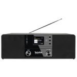 TechniSat Radio cu ceas, TechniSat, DIGITRADIO 370 CD BT, DAB +, FM, CD drive, USB, Telecomanda, 10 W, Negru, TechniSat