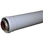 Prelungitor coaxial condensatie, Stabile, 60/100 mm, 1 m