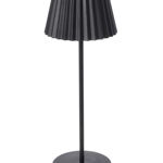 Lampa LED de exterior Artika, Bizzotto, 12.5x36 cm, cu baterie reincarcabila, otel acoperit cu pulbere, negru, Bizzotto