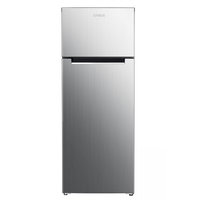 Frigider cu 2 usi Samus SX282, 206 L, Clasa energetica F, Termostat reglabil frigider/congelator, H 143 cm, Inox