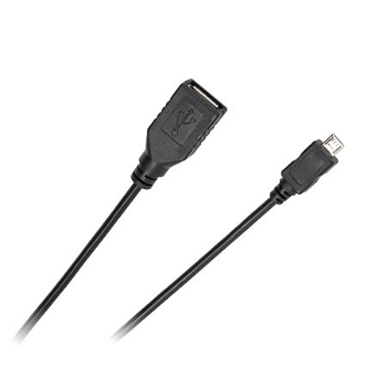 Cablu adaptor OTG USB mama la micro USB tata 0.2m Cabletech, Cabletech