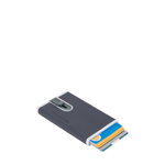 Black square credit card case, Piquadro