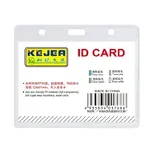 Suport PP water proof, pentru carduri, 128X91 mm, orizontal, KEJEA -transparent, Kejea