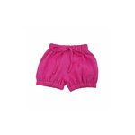Pantaloni scurti bufanti de vara pentru copii, din muselina, Pink Pop, 3-4 ani