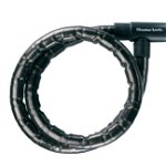 Antifurt MasterLock cablu otel armat cu cheie 1.2mx22mm Negru, MasterLock