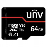 Card memorie 64GB, RED CARD - UNV TF-64G-MT