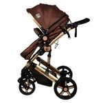 Carucior 2 in 1 reversibil X2 Chocolate Gold 0 36 luni BUF BOOF