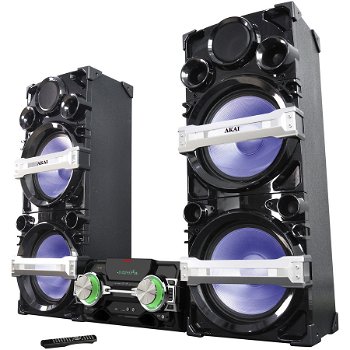 Sistem audio Akai, AHT-38A5, Bluetooth, Radio, USB/SD, Negru