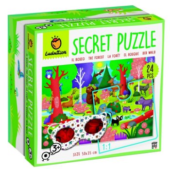 Puzzle Secret Puzzle - Padurea, 24 piese