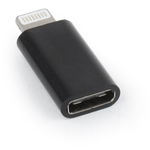 Adaptor USB Tip C mama la 8-pin tata, pentru iPhone si dispozitive Apple, negru, Gembird