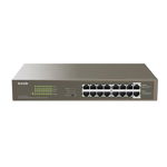 Switch 16 porturi Gigabit PoE - Tenda TND-TEG1116P-16-150W