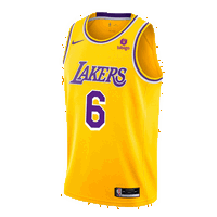 Top cu aspect perforat pentru baschet Lakers, Nike
