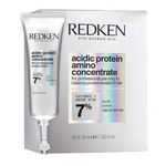 Redken - Tratament profesional par supraprocesat Acidic Protein Amino 10x10ml, Redken