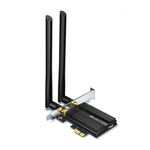 Adaptor wireless TP-Link, ARCHER TX50E, AX3000, Wi-Fi 6 Bluetooth 5.0 PCIe, 2X High-Gain Dual Band Antennas, Wireless Standard: IEEE 802.11ax ac n a 5 GHz, IEEE 802.11ax n g b 2.4 GHz, 5 GHz : 27dBm(F