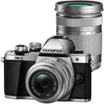 Aparat foto Mirrorless OLYMPUS E-M10III, 16.1 MP, 4K, Wi-Fi, Double zoom Kit