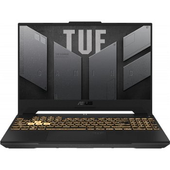 Laptop Gaming ASUS TUF F15 FX507ZM cu procesor Intel® Core™ i7-12700H pana la 4.70 GHz, 15.6", Full HD, IPS, 144Hz, 16GB, 1TB SSD, NVIDIA® GeForce RTX™ 3060 6GB, No OS, Mecha Gray