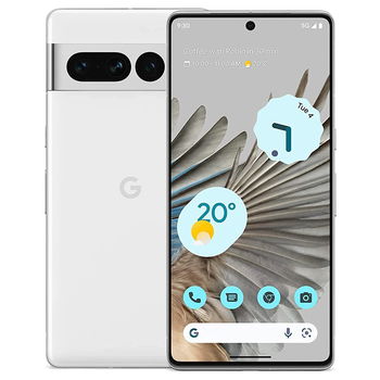 Telefon mobil Google Pixel 7 Pro, 5G, 128GB, 12GB RAM, Snow