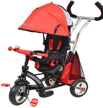 Tricicleta cu sezut reversibil Sunrise Turbo Trike Red