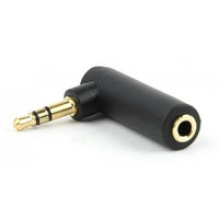 Adaptor audio Gembird A-3.5M-3.5FL 3.5 mm jack - 3.5 mm jack Negru