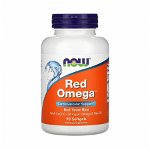 Red Yeast Rice with CoQ10  Omega-3 (Cholesterol Control), Now Foods, 90 softgels
