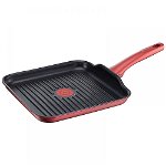 Tigaie Grill Tefal Character, inductie, 26x26 cm