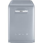 Smeg Masina de spalat vase Retro BLV2X-2, 9 programe, clasa A+++, argintie