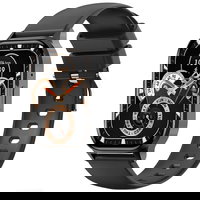 Ceas Inteligent XO-J10, Bluetooth, Ecran Amoled 2.01”, Baterie 260mAh, Multifunctional, Curea silicon, Negru Engros, 