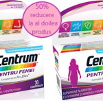 CENTRUM FEMEI A-ZINC 30 COMPRIMATE + 30 COMPRIMATE PROMO 50% DIN AL DOILEA