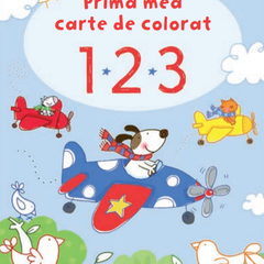 1 2 3. Prima Mea Carte De Colorat