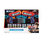 Jucarie de rol X-SHOT 2 blastere- Excel Kickback SH36202O, 8 ani+, multicolor