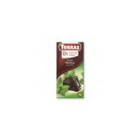 Ciocolata neagra cu menta, 75 g, Torras