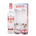 Stalinskaya Red Gift Set Vodka 0.7L, Stalinskaya