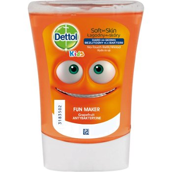 Dettol Soft on Skin Kids Fun Maker rezervă pentru dozator de săpun cu senzori, fără atingere, Dettol