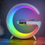 Statie incarcare wireless 3 in 1 cu lampa RGB si boxa bluetooth, control aplicatie, OEM