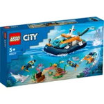 Set de construit LEGO® City, Barca pentru scufundari, 182 piese, LEGO